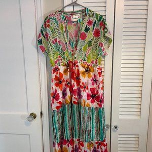 Lulalife Austin Tiered Midi Dress